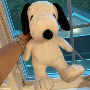 Peanuts Snoopy Plush Toy 10.5 New with Tags RARE Baby Toddler Kids